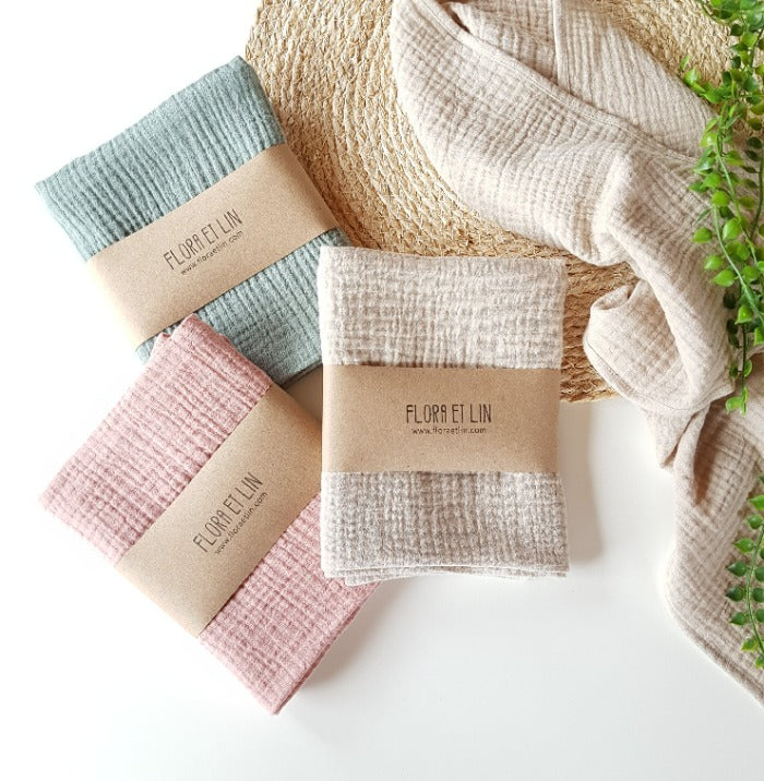 Muslin hand towel or dishcloth