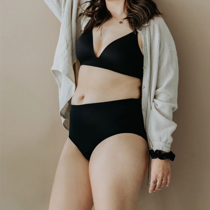 Culotte menstruelle - Mi-haute en Bambou - Absorption très élevée