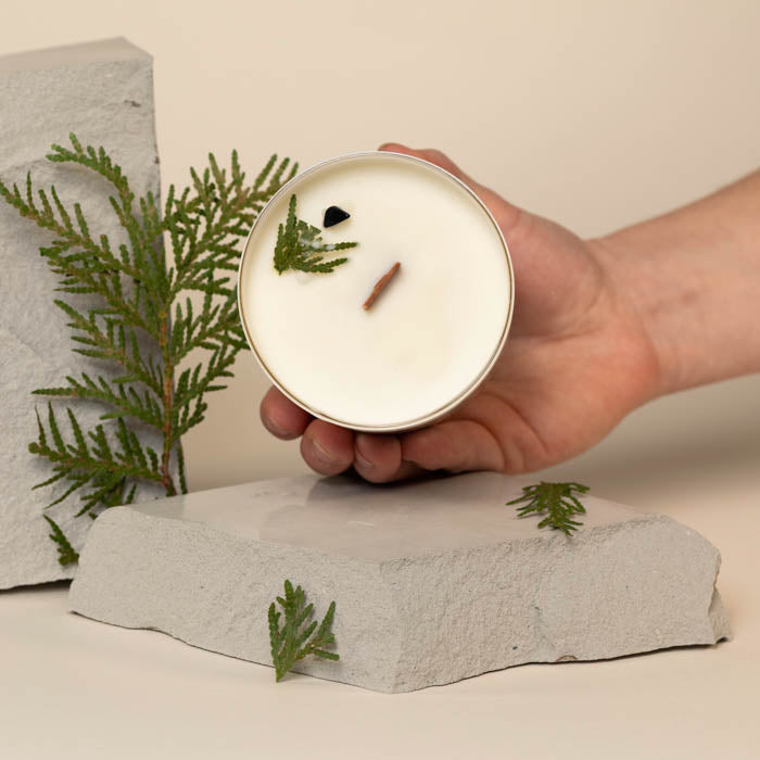 Bougie de soja - Conifères