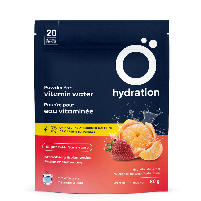 Mélange caféiné favorisant l'hydratation - Fraise & Clémentine
