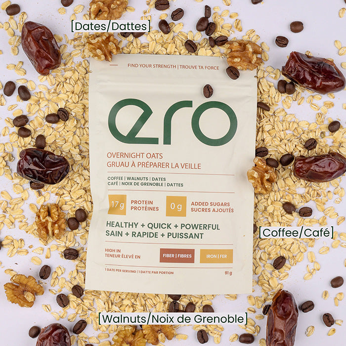 Gruau à Préparer la Veille – Café, Noix de Grenoble, Dattes