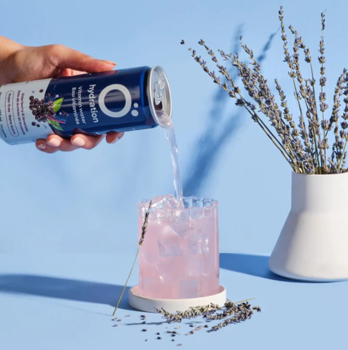 Eau vitaminée avec électrolytes & antioxydants - Sureau & Lavande ohydration 22