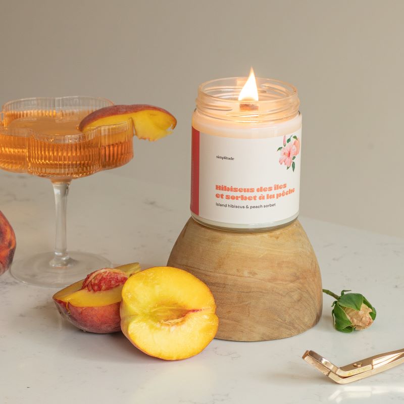 Candle - Island hibiscus and peach sorbet