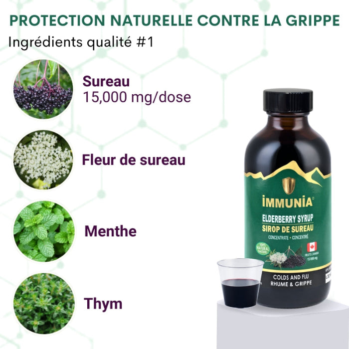 Immunia Sirop de sureau - Grippe & rhume 2-2