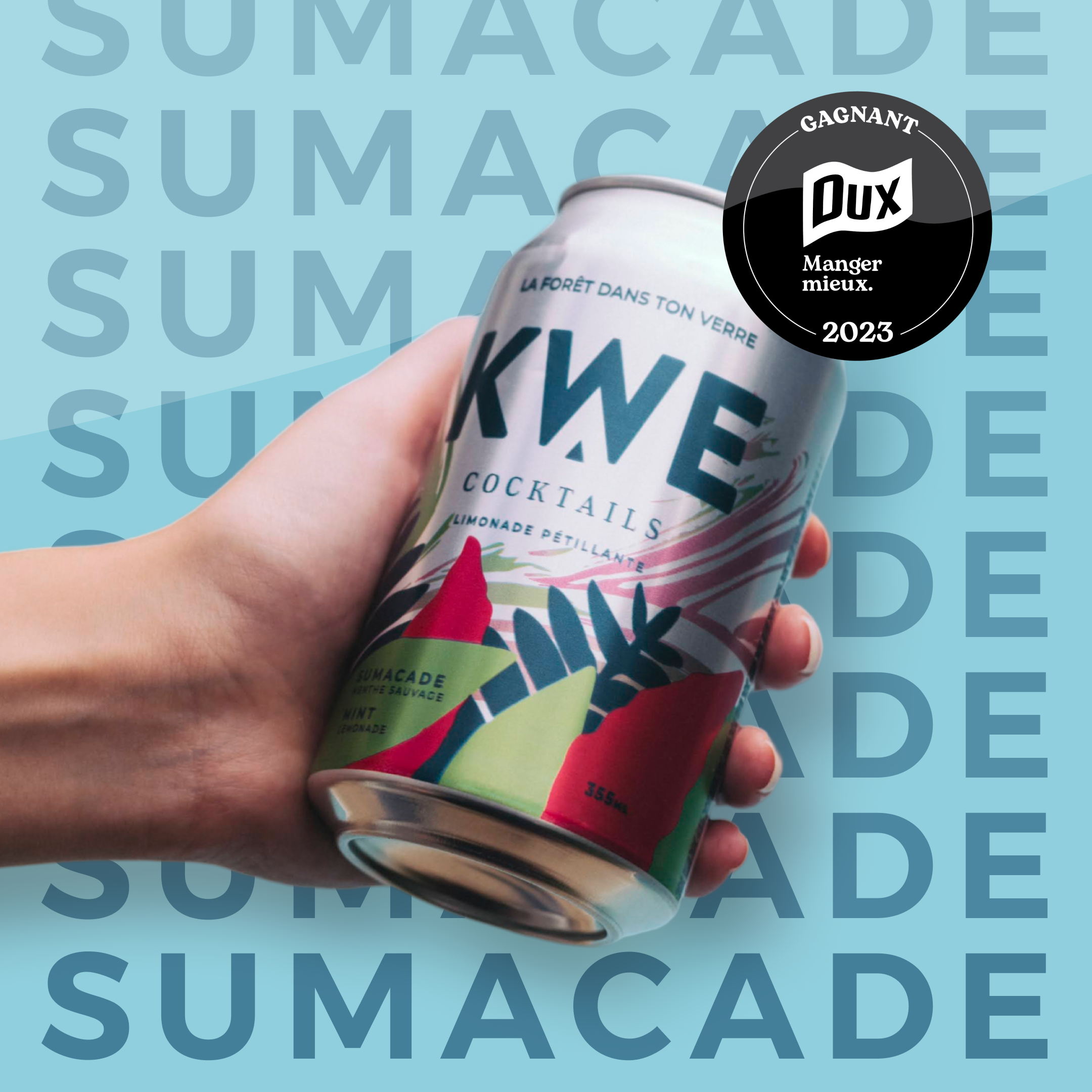 Sparkling lemonade Sumacade Wild mint