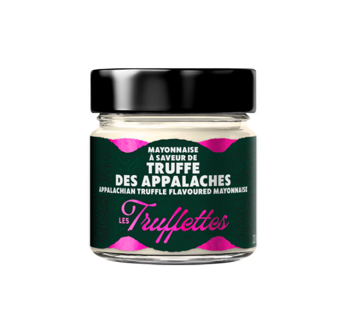 Mayonnaise à saveur de truffe des Appalaches les truffettes face