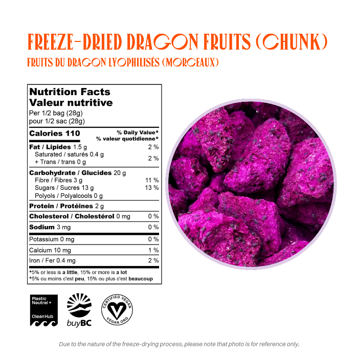 drafon fruit freeze dried