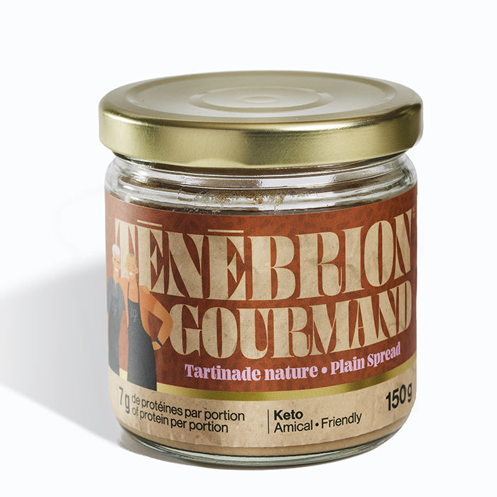 Tartinades à base de ténébrion meunier