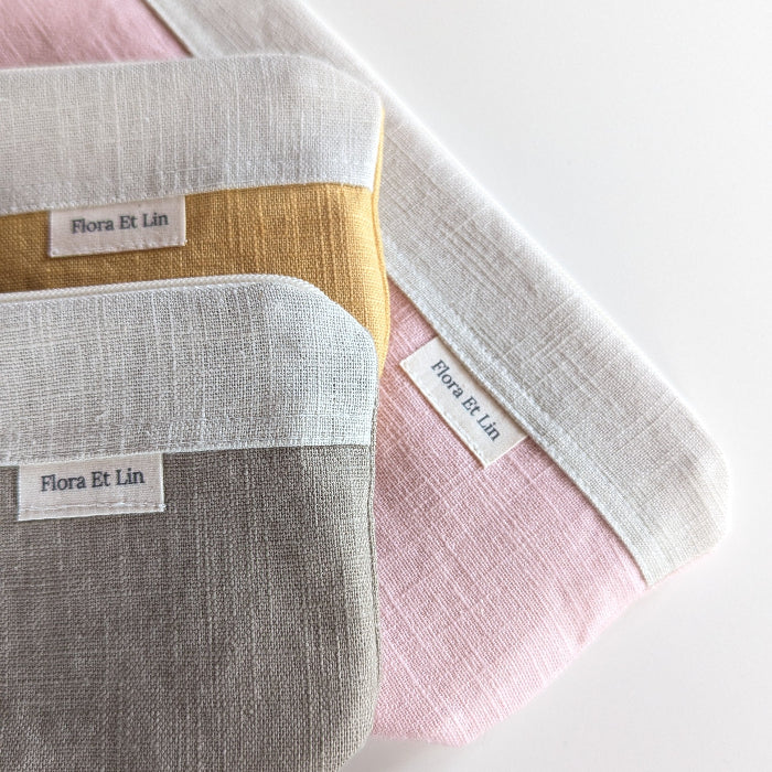 Pochette multiusage en lin