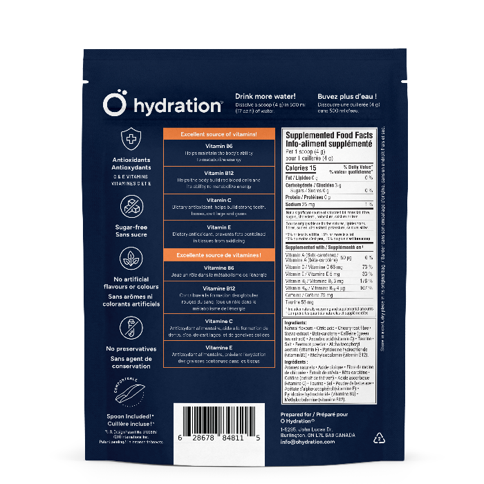 Caffeinated hydration blend - Peach lychee