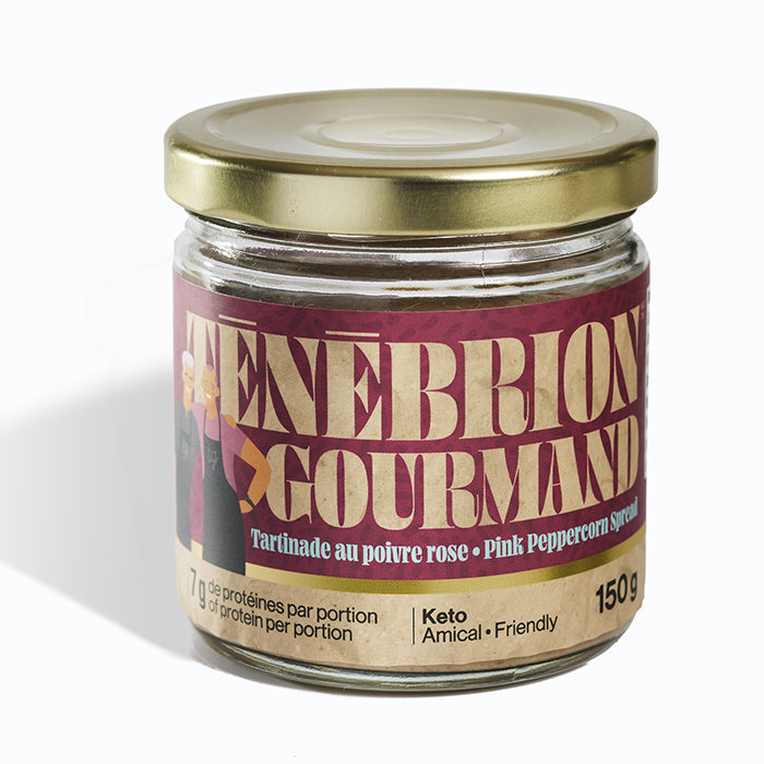 Tartinades à base de ténébrion meunier