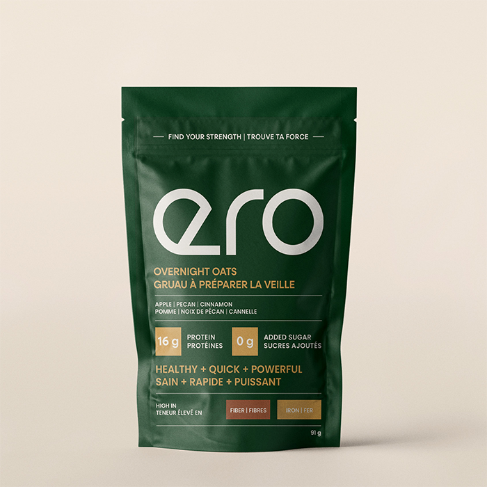 Gruau à Préparer la Veille - Pomme, Noix de pécan et Cannelle