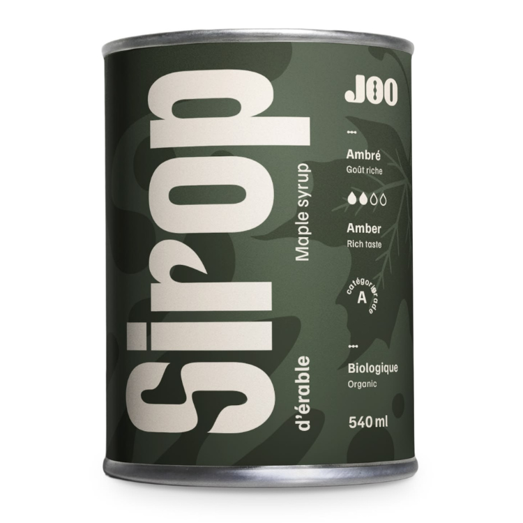 Sirop d'érable bio ambré - 540 ml