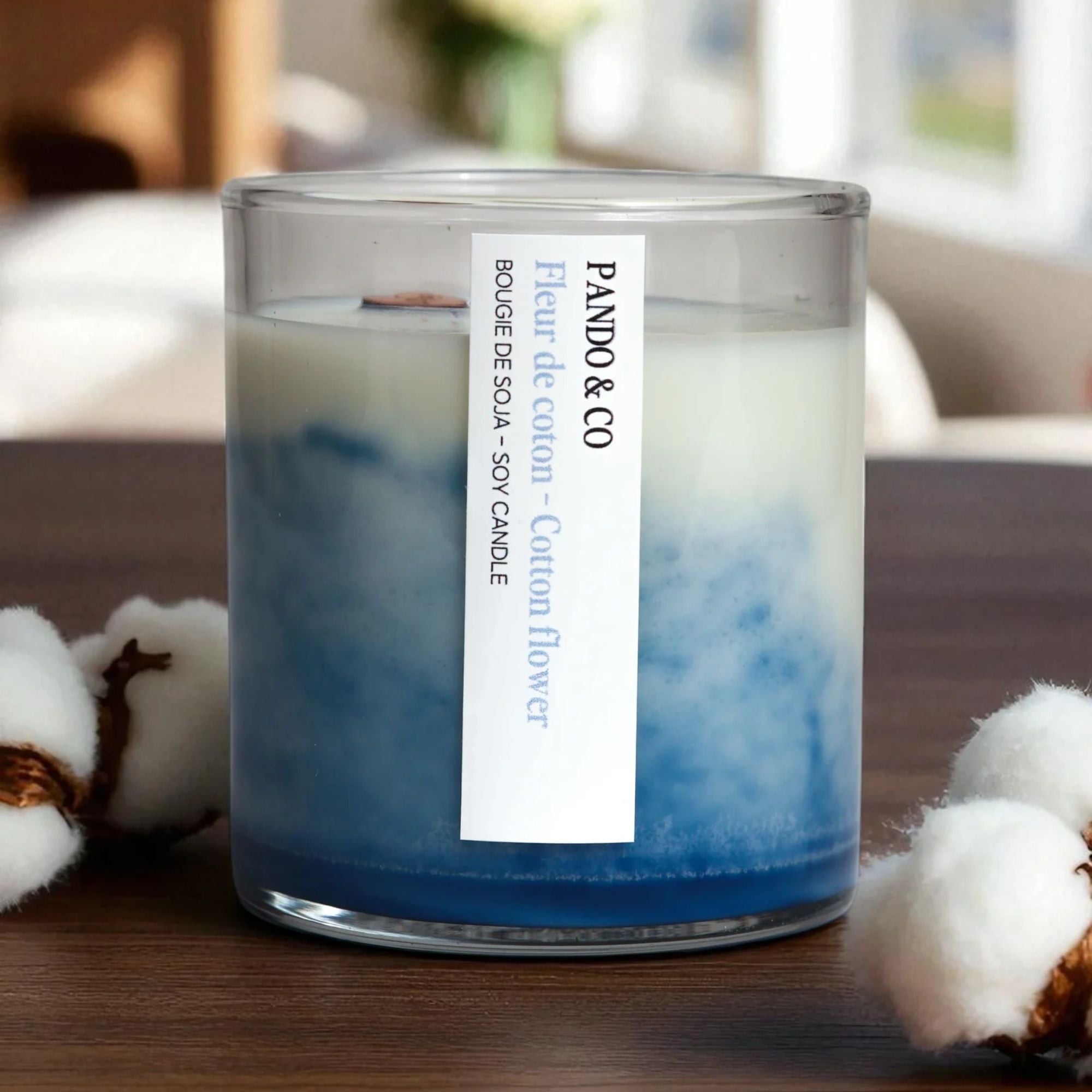 Bougie de soja - Fleur de coton