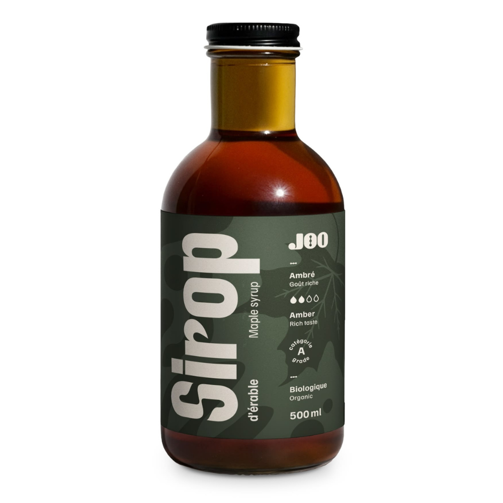 Sirop d'érable bio ambré - 500 ml