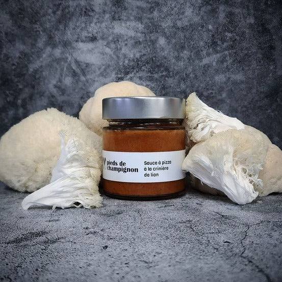 Sauce à pizza à la crinière de lion