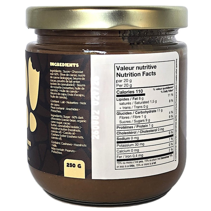 Tartinade Noisette & Chocolat Noir dos yolo 2