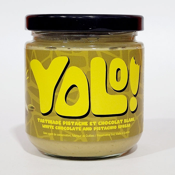 Tartinade de pistache chocolat blanc face