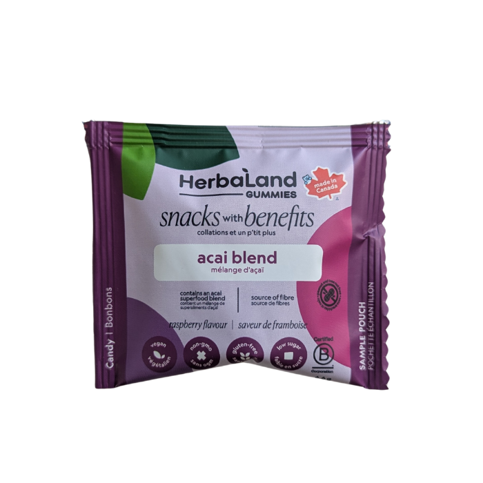 * One sample per order * Low Sugar Vegan Gummies