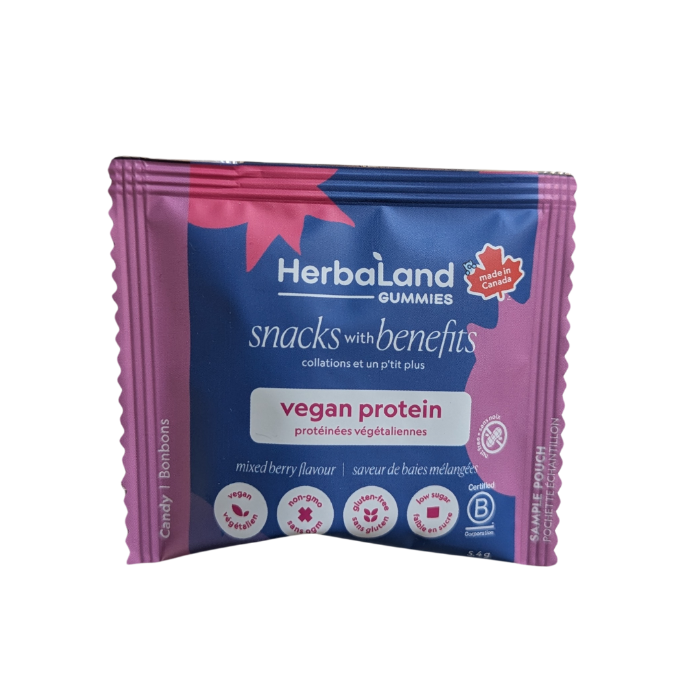 * One sample per order * Low Sugar Vegan Gummies