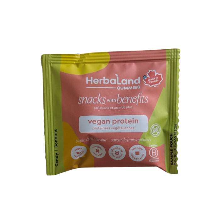 * One sample per order * Low Sugar Vegan Gummies