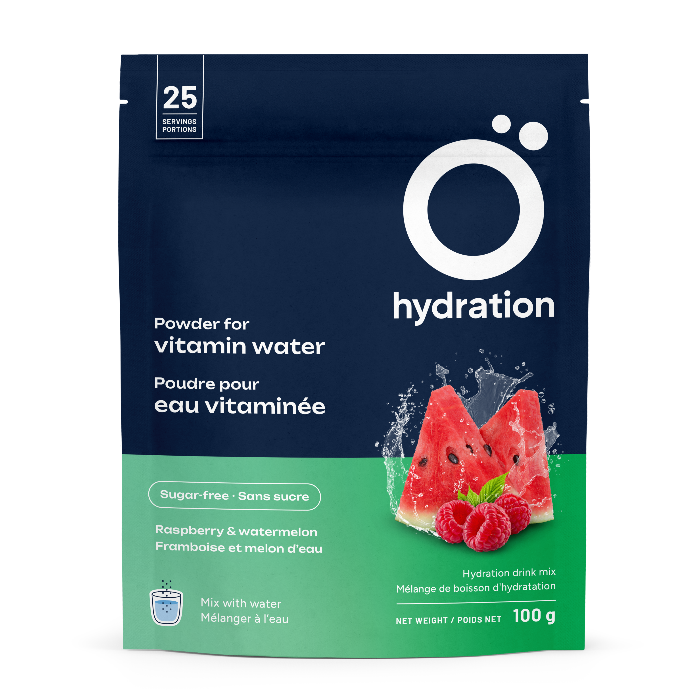 Booster d'hydratation pour l'immunité avec des vitamines et des antioxydants - Melon d'eau framboise