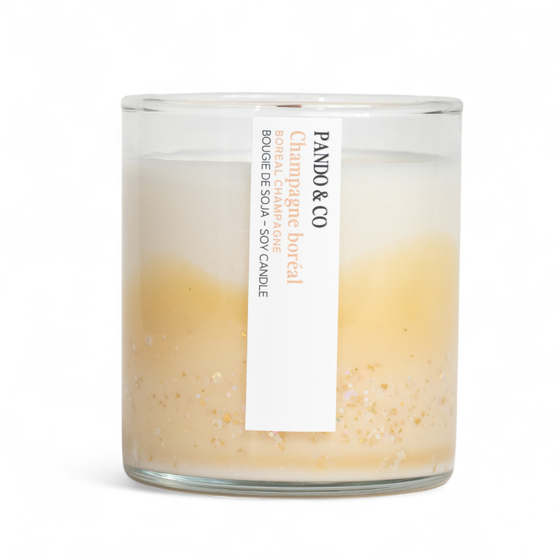Bougie de soja - Champagne boréal