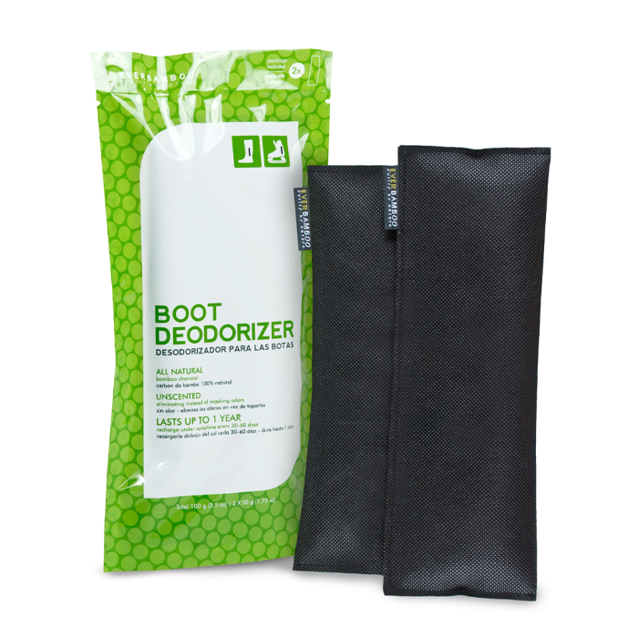 Désodorisant et déshumidificateur au charbon de bois de bambou moso - Pour bottes