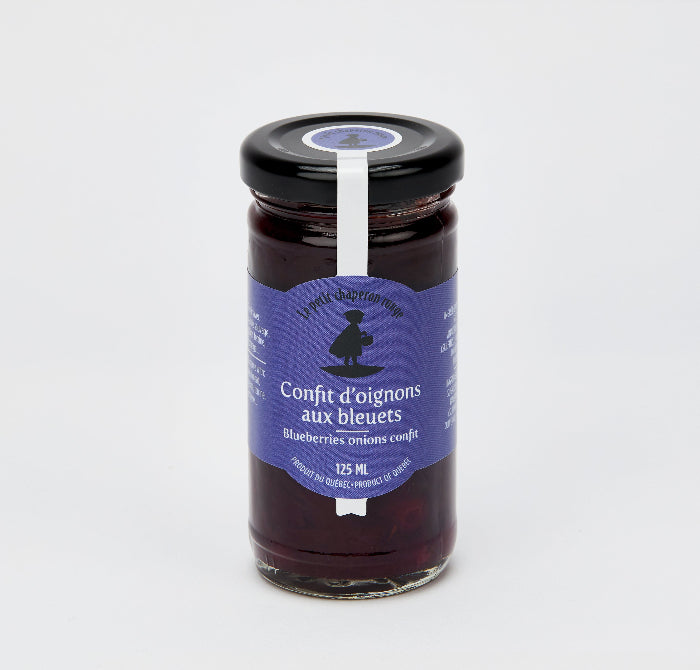Confit d’oignons aux bleuets