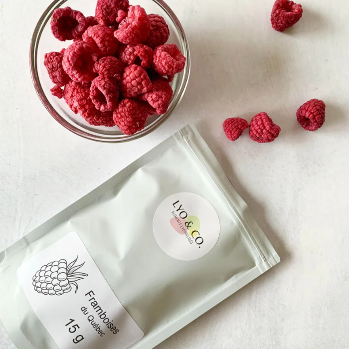 Freeze-dried fruit - Quebec raspberries