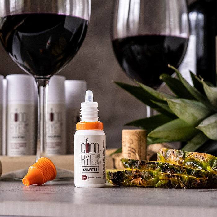 Neutralisateur de sulfites, tanins et histamines pour le vin