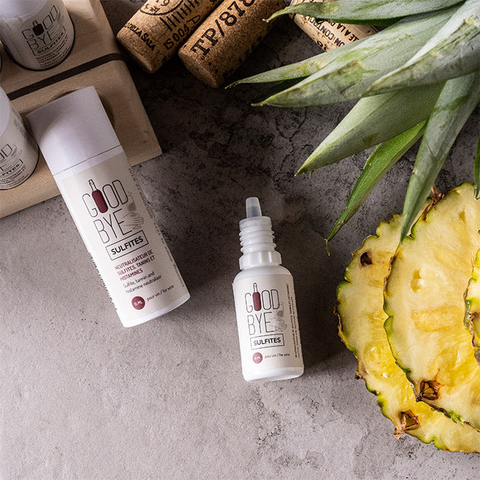 Neutralisateur de sulfites, tanins et histamines pour le vin