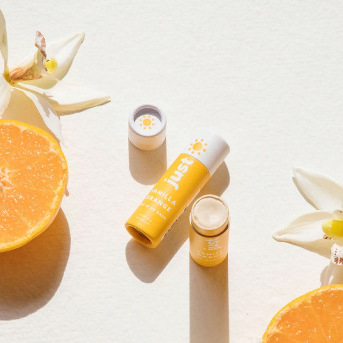 Baume à lèvres avec FPS 18 - Orange vanille