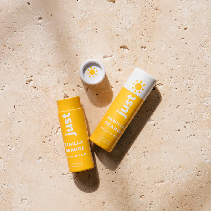Baume à lèvres avec FPS 18 - Orange vanille