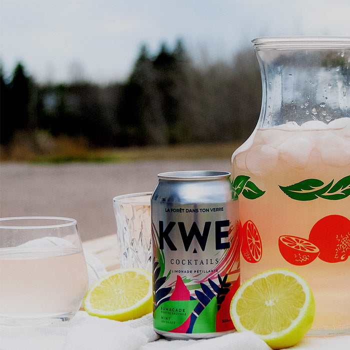 Sparkling lemonade Sumacade Wild mint