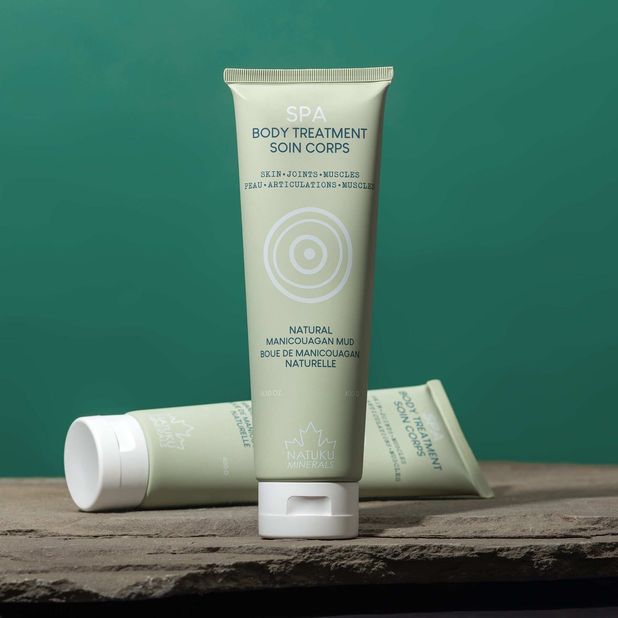 Spa body treatment with Manicouagan clay