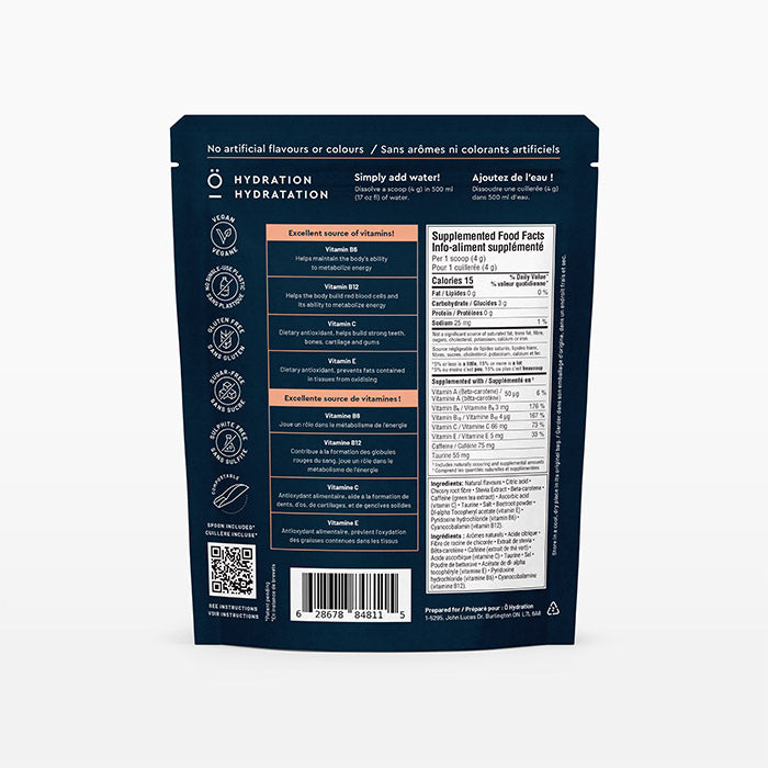 Caffeinated hydration blend - Peach lychee