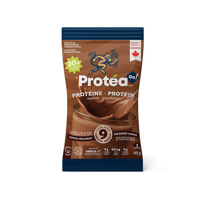 Poudre protéinée végétale - Chocolat - Format collation