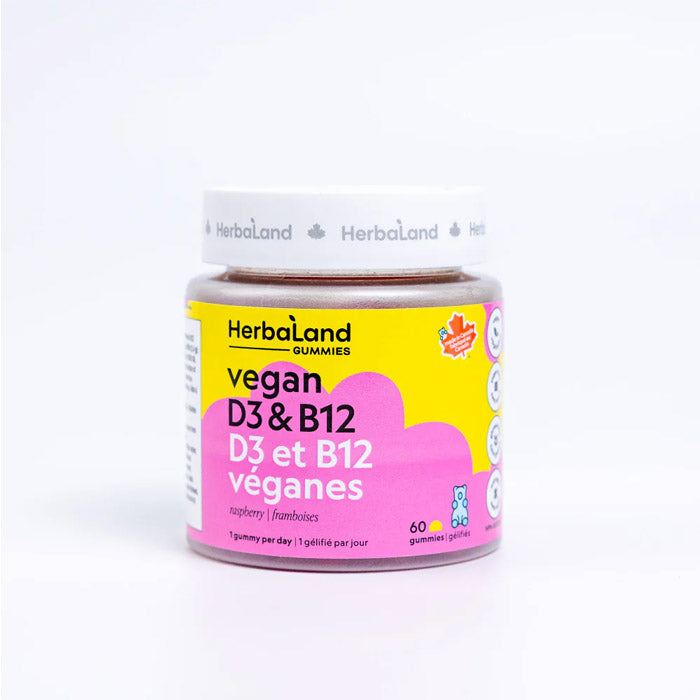 Vegan D3 and B12 - Raspberry