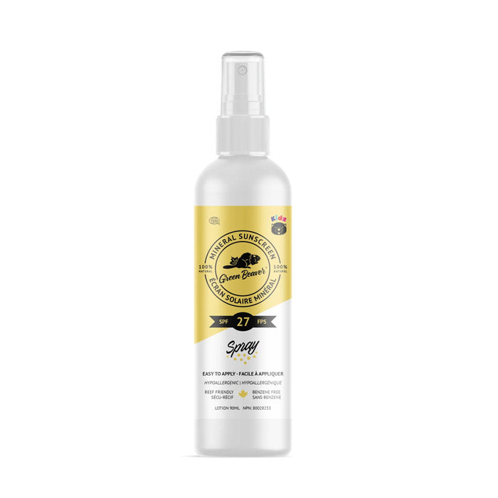 Children's mineral sunscreen spray - SPF 27