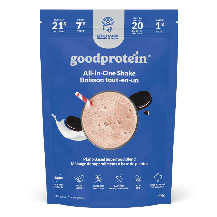 Poudre protéinée tout-en-un végane - Biscuits et crème