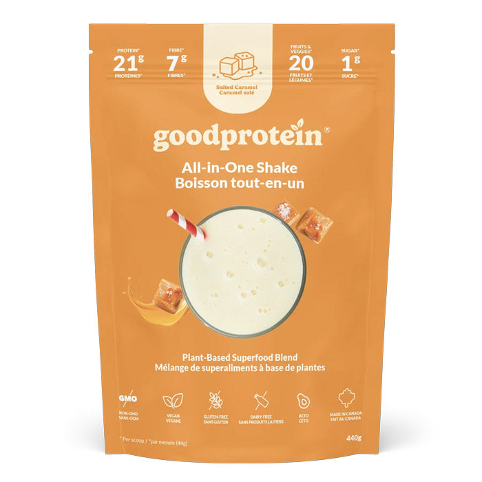 Poudre protéinée tout-en-un végane - Caramel salé