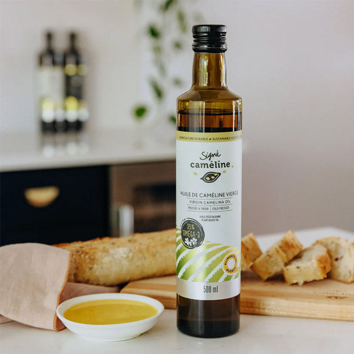 Virgin camelina oil