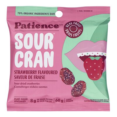 Bonbon à base de canneberges Sourcran