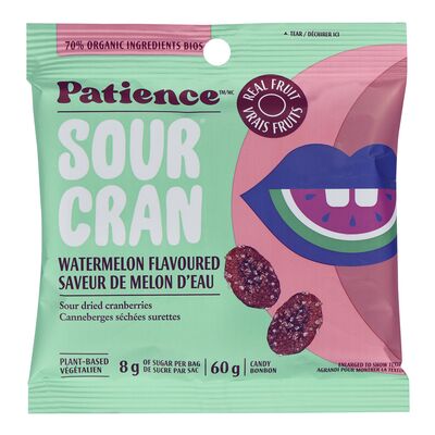 Bonbon à base de canneberges Sourcran