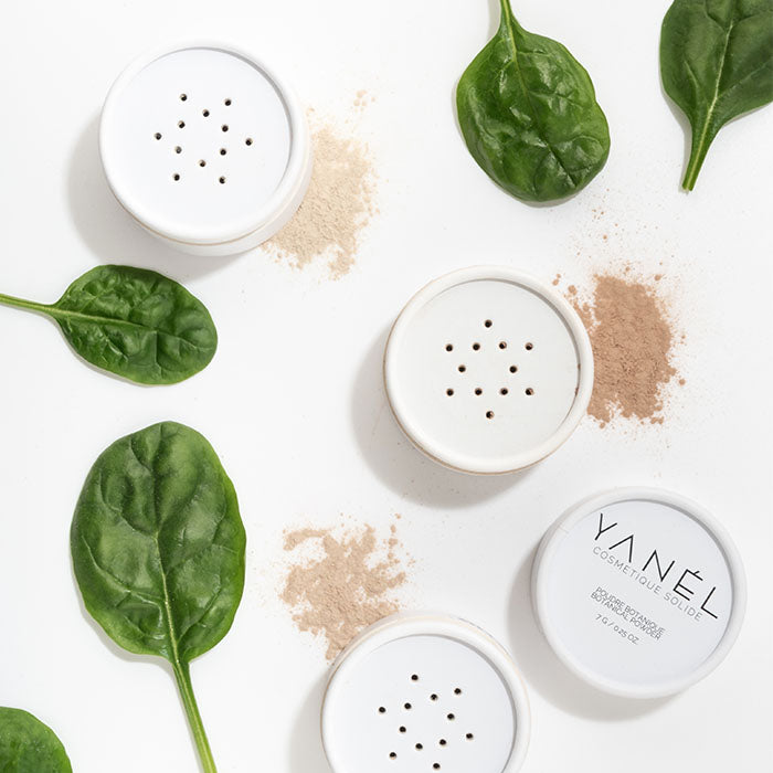 Botanical mattifying powder