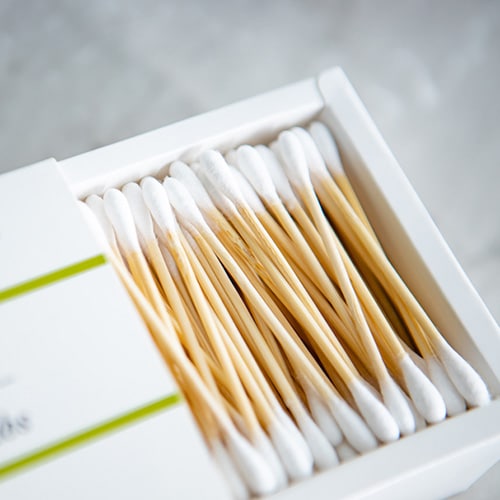 Bamboo cotton swab