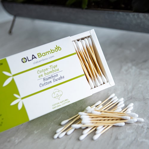 Bamboo cotton swab