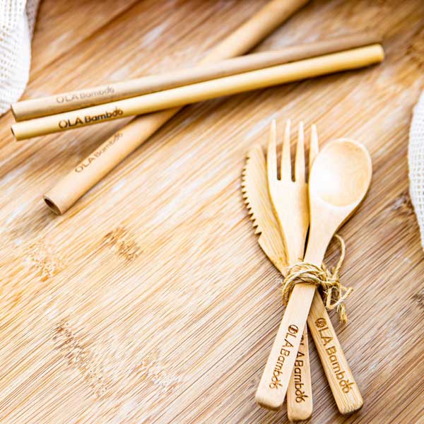 Set - Reusable Bamboo Utensils