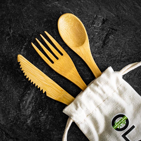Set - Reusable Bamboo Utensils